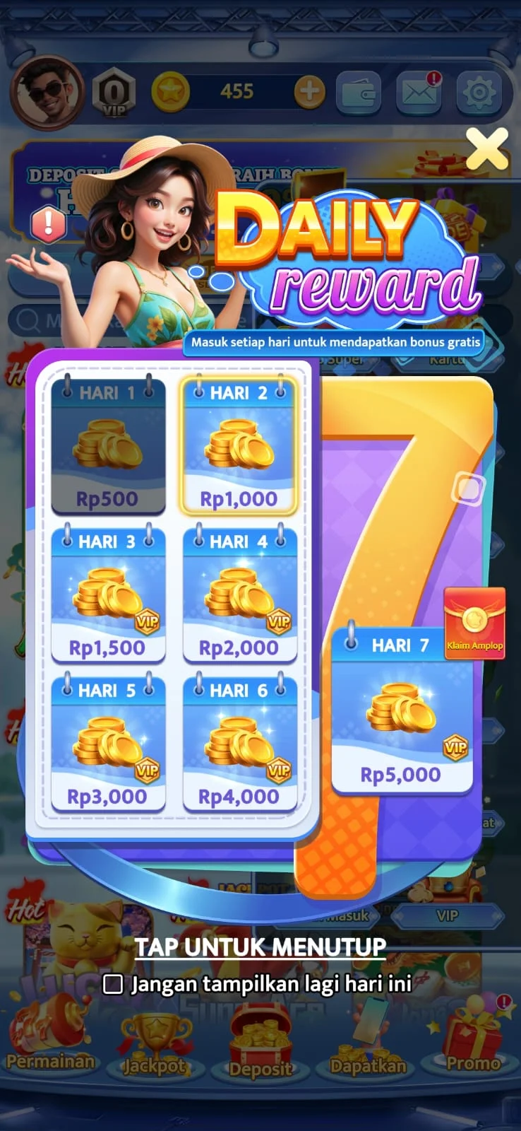 Tampilan hasil draw togel BNI789
